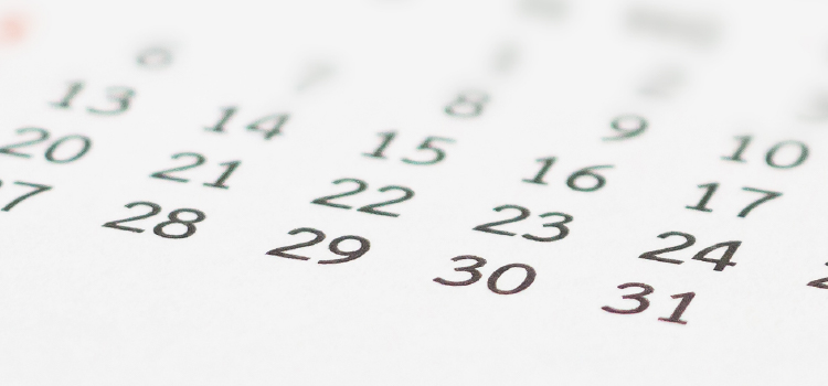 IR CALENDAR
