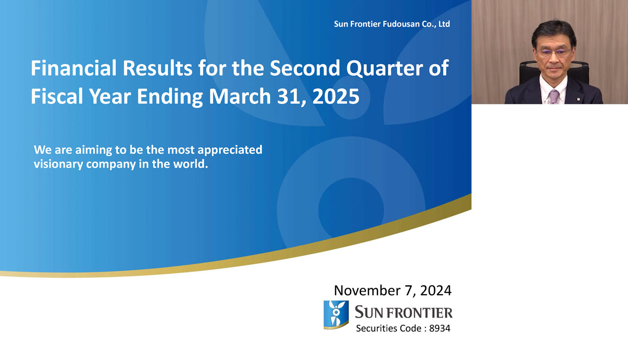 Overview of the Results for FY2025/3 2Q