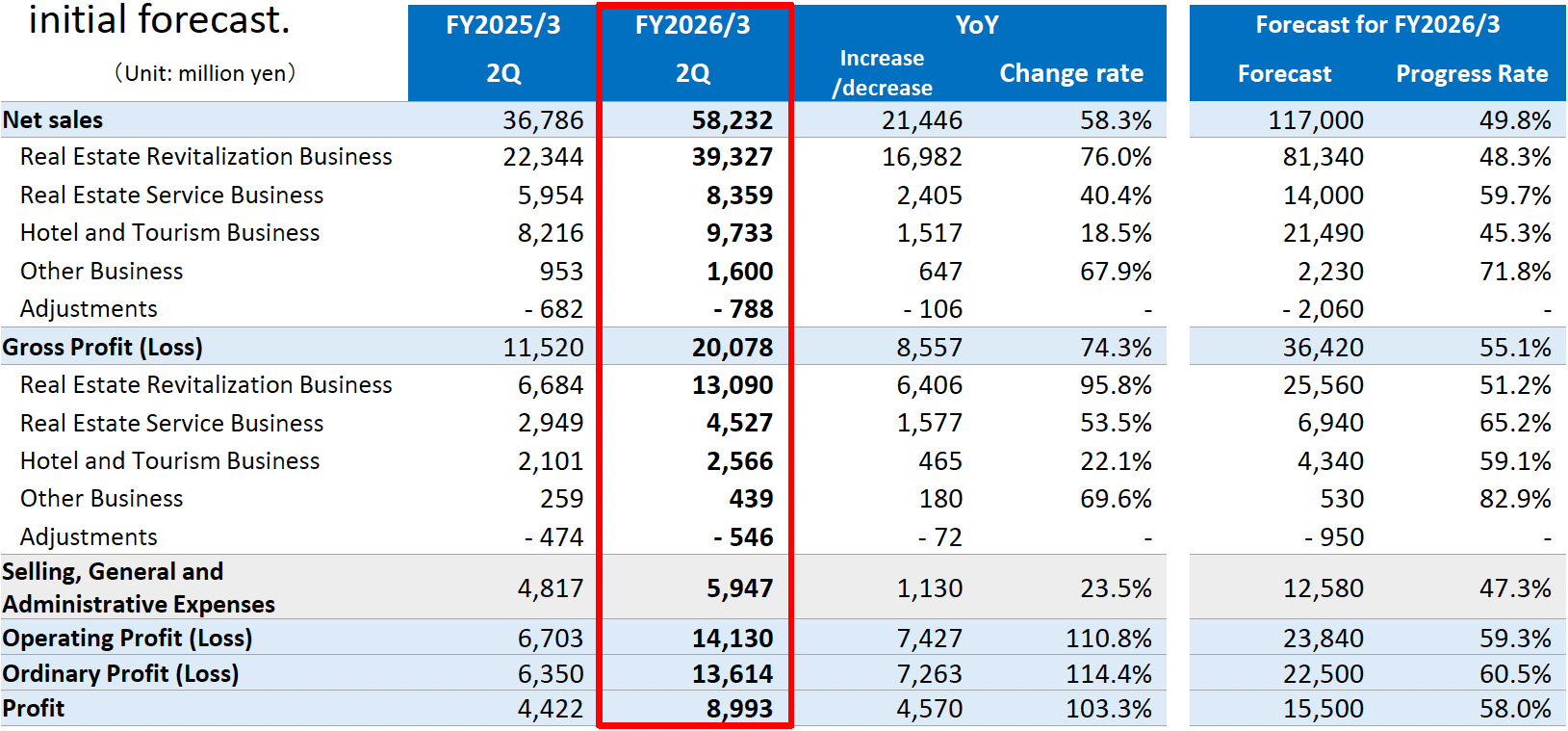 Consolidated Profit & Loss Statements