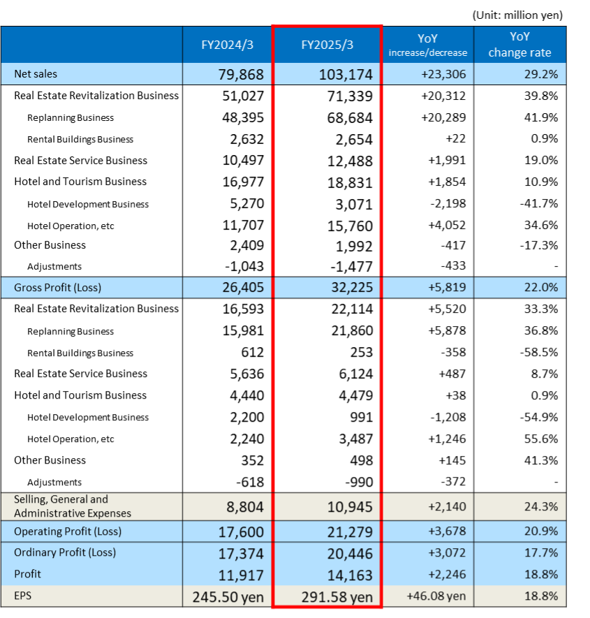 Consolidated Profit & Loss Statements